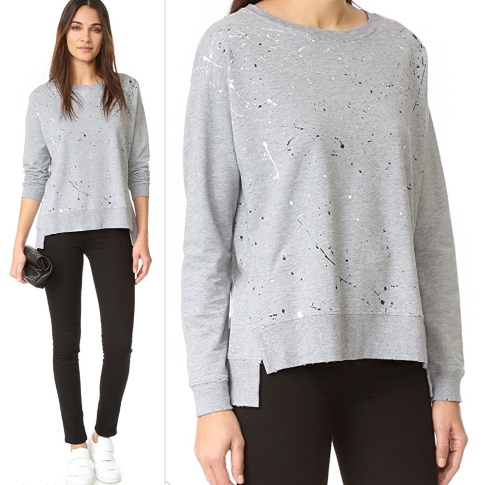 Joe’s Jeans Mackenzie Splatter Paint Sweatshirt